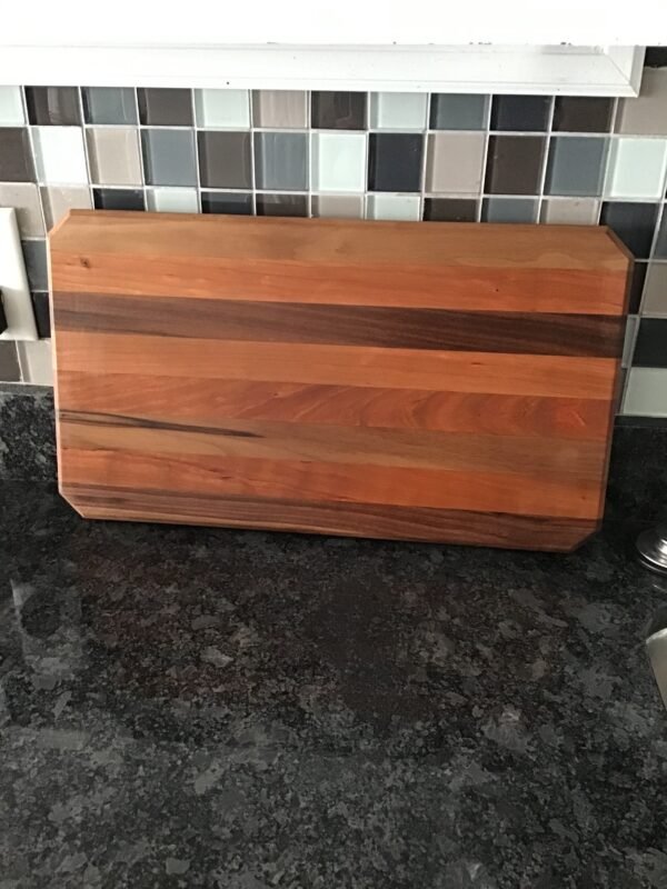 Cutting Board Walnut-Cherry-Maple MIX (Approx. 20"x12"x1.125") - Image 3